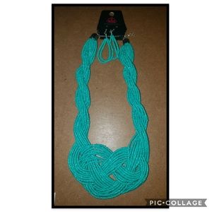 Necklace and earrings